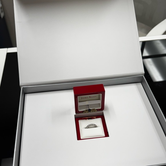 14K White Gold Diamond Eternity Ring (OBO) - Picture 3 of 6